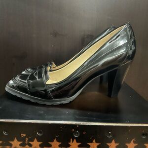 Cole Haan Black Patent Leather Loafers